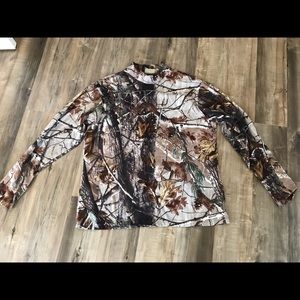 Mock turtleneck team realtree camo long sleeve